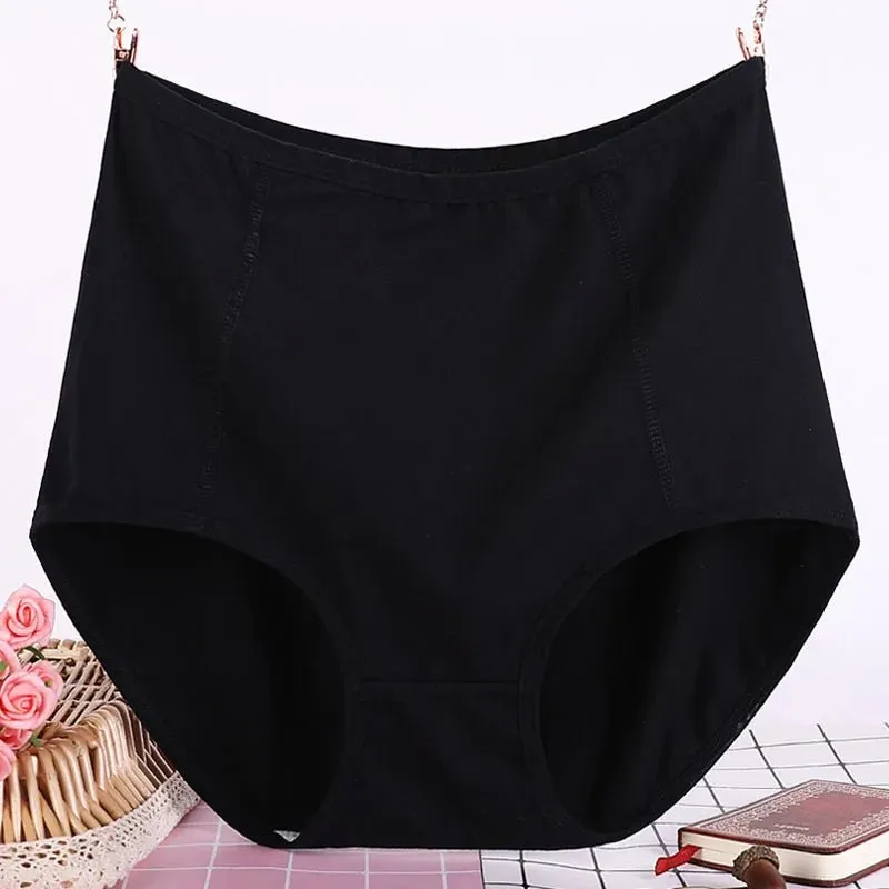 10XL 150kg 160kg 180kg Women Extra Large Super Plus Size Underwear Pants High  Waist Cotton Breathable Triangle Shorts Lingerie