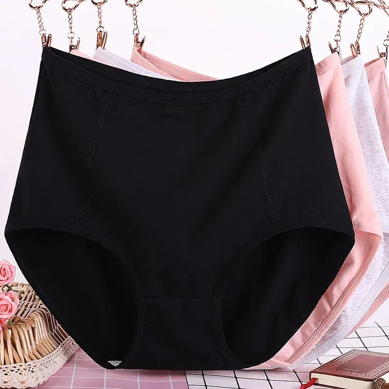 10XL 150kg 160kg 180kg Women Extra Large Super Plus Size Underwear Pants High  Waist Cotton Breathable Triangle Shorts Lingerie