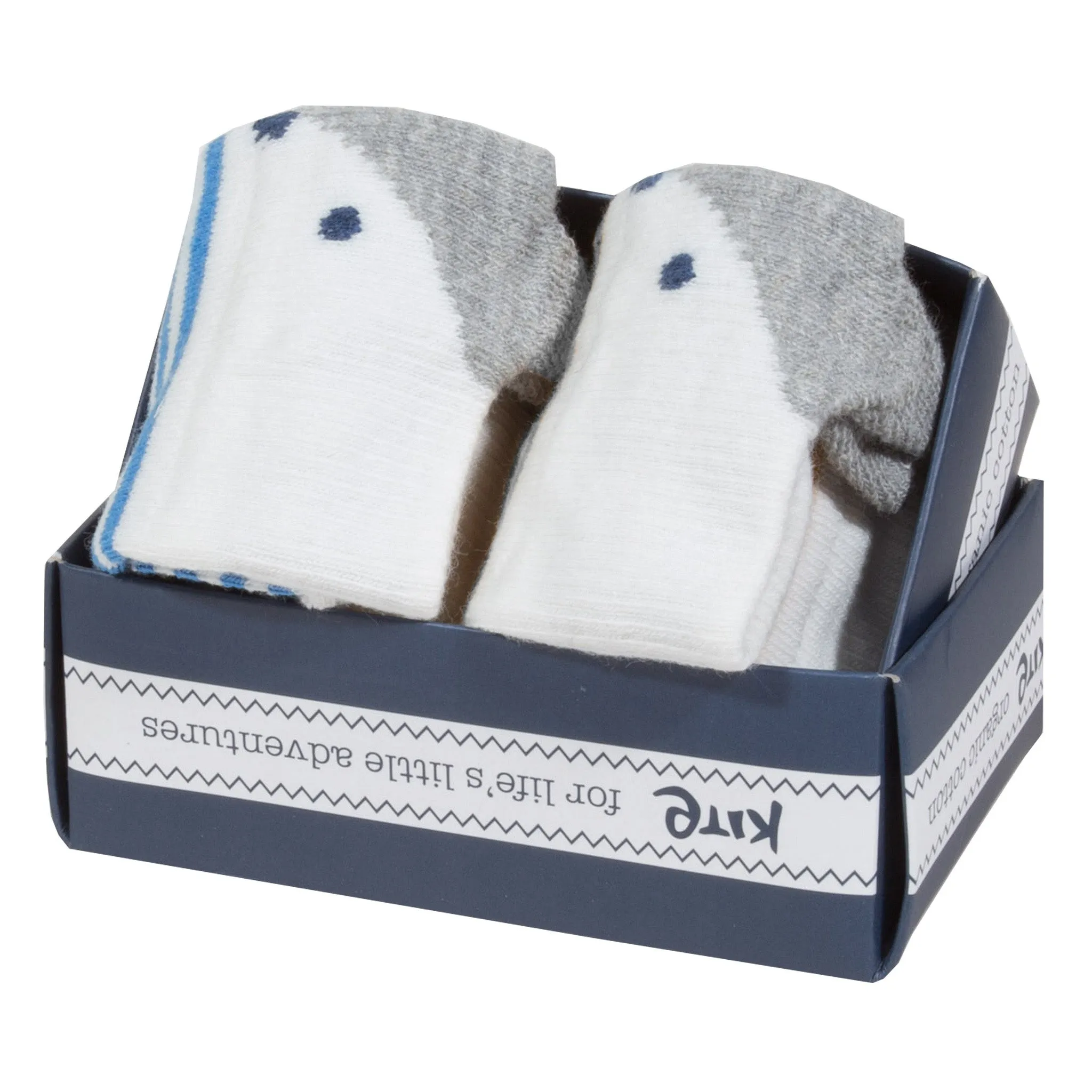 2 pack fox socks azure