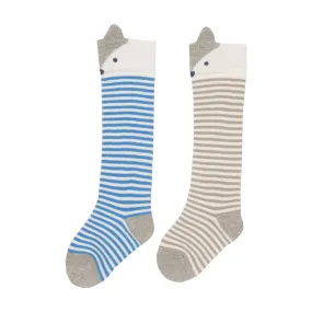 2 pack fox socks azure