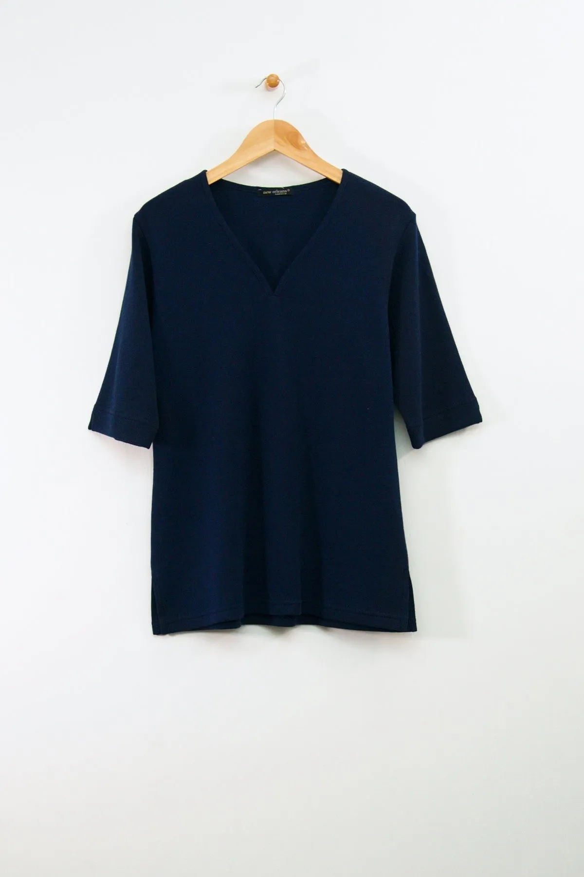 27" Elbow Sleeve V Tunic