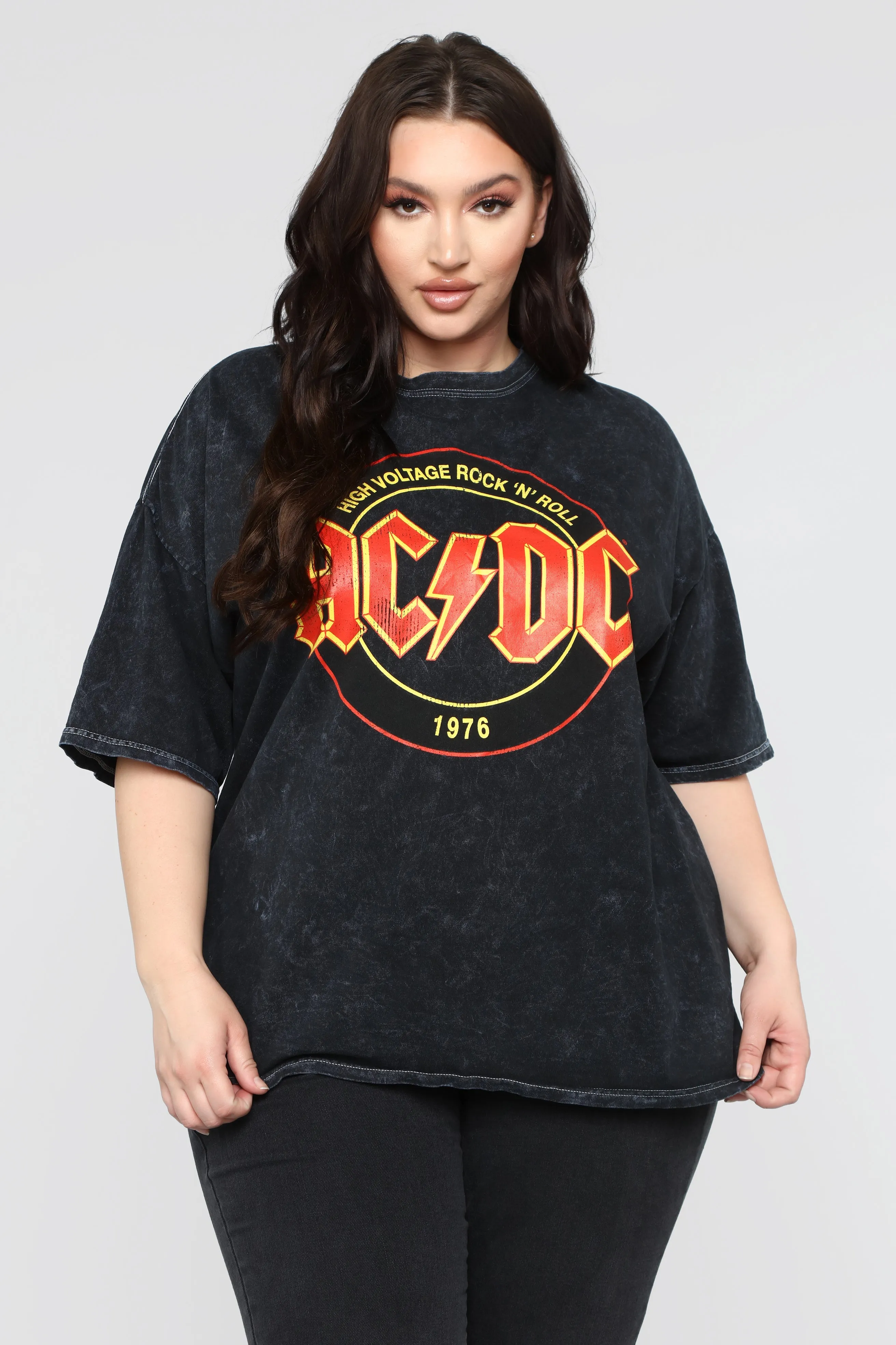 ACDC Tour Tunic Top - Black