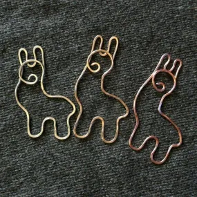 Adorable Alpaca Shawl Pin