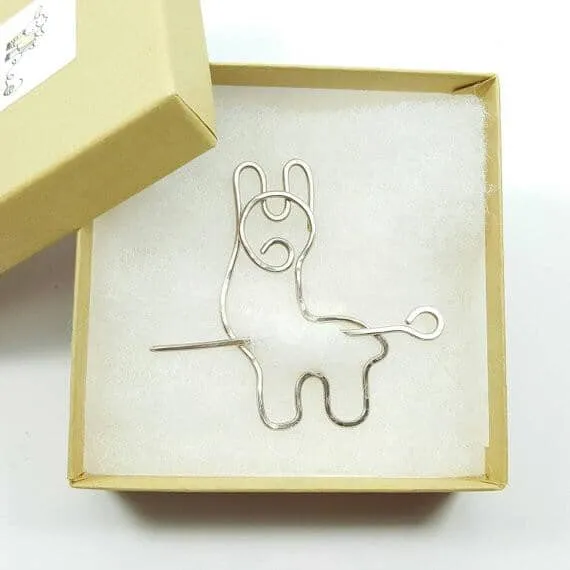 Adorable Alpaca Shawl Pin