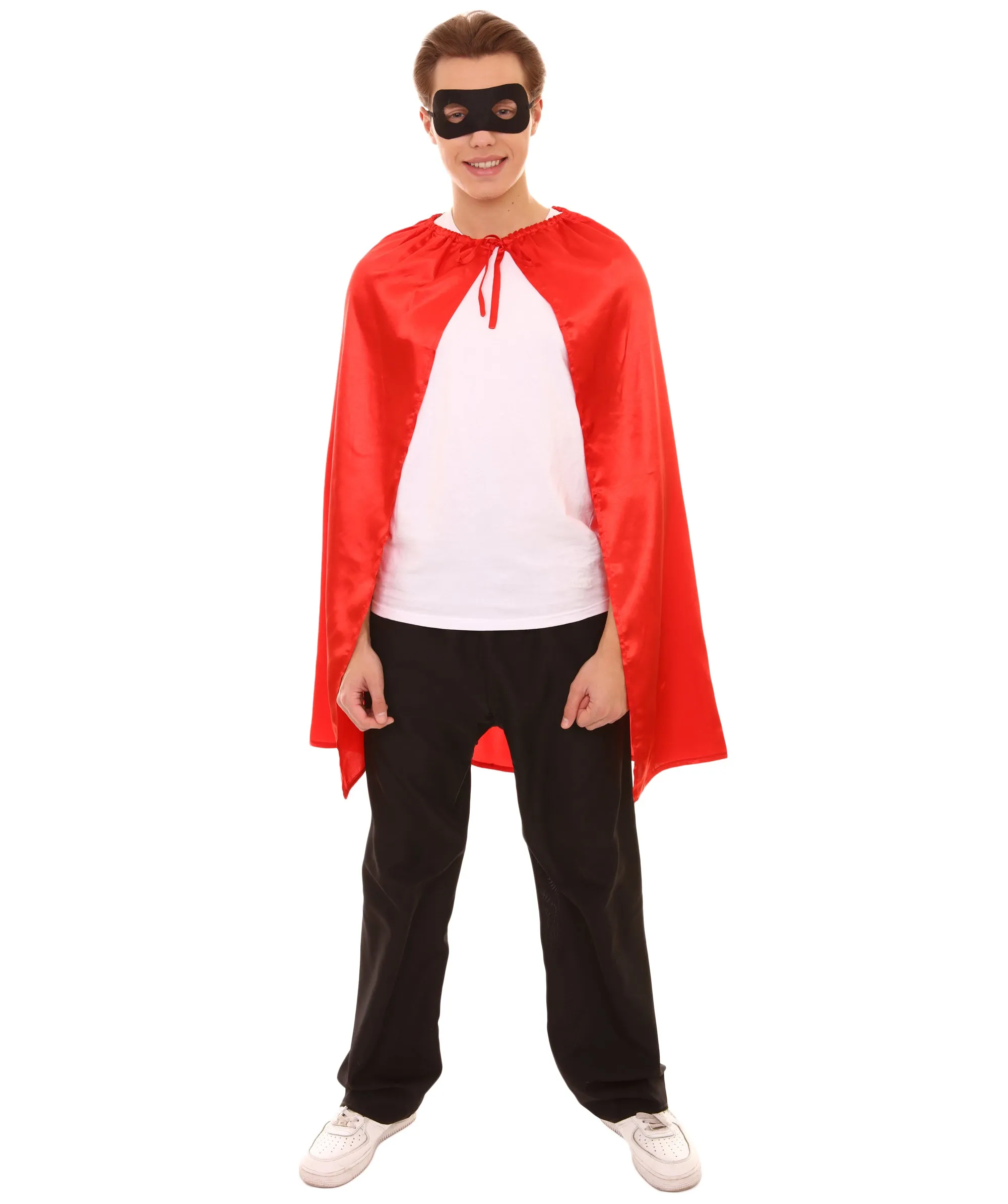 Adult Women's Superhero Cape with Mask Set Cartoon Costume |  Multiple Color Options Halloween Costume