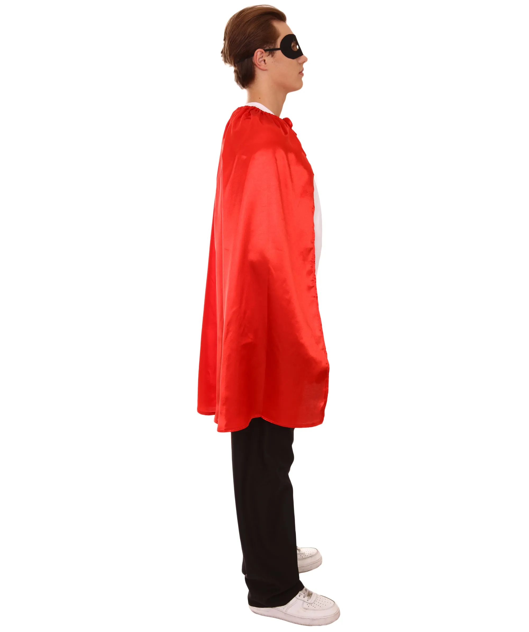 Adult Women's Superhero Cape with Mask Set Cartoon Costume |  Multiple Color Options Halloween Costume