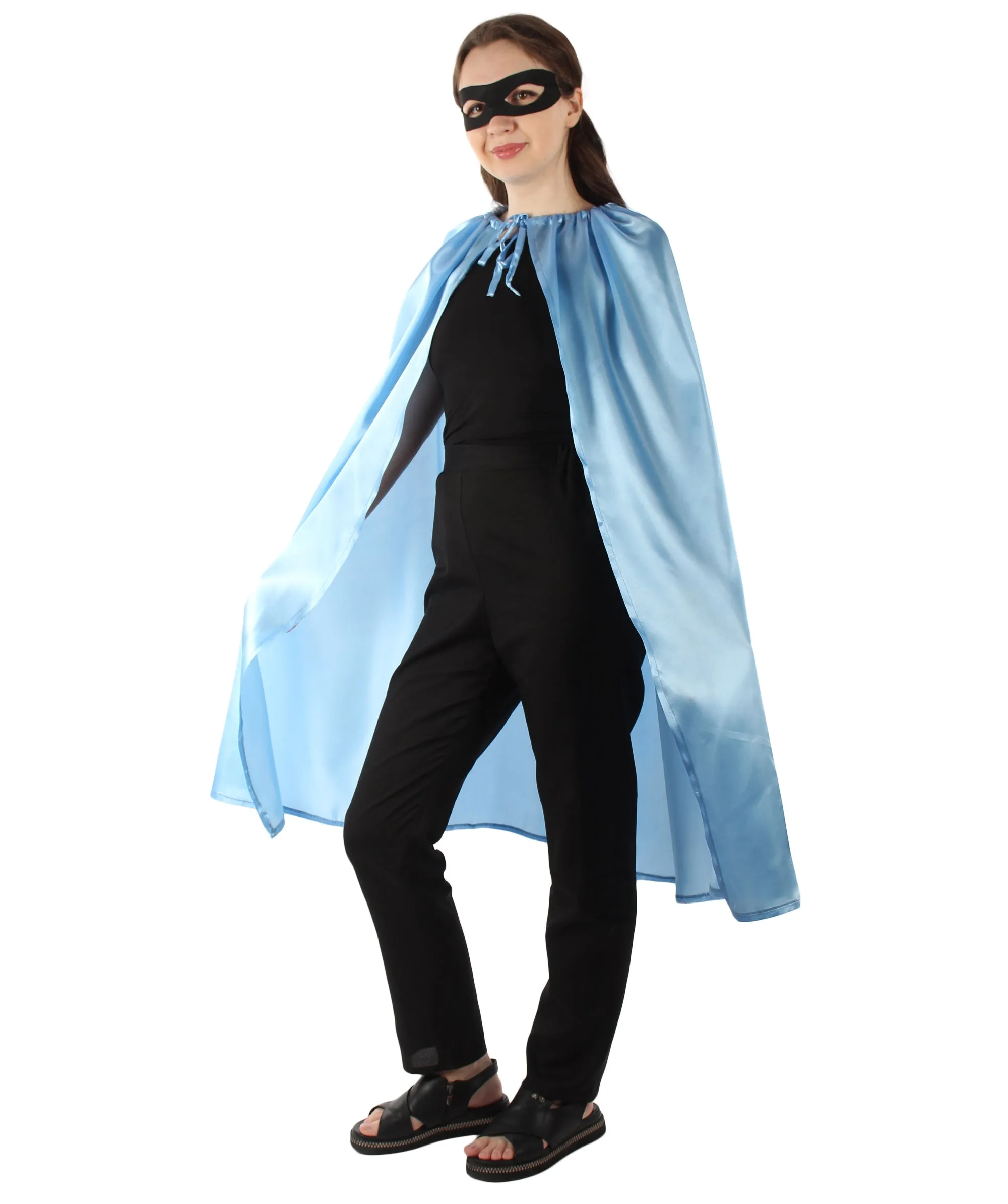 Adult Women's Superhero Cape with Mask Set Cartoon Costume |  Multiple Color Options Halloween Costume