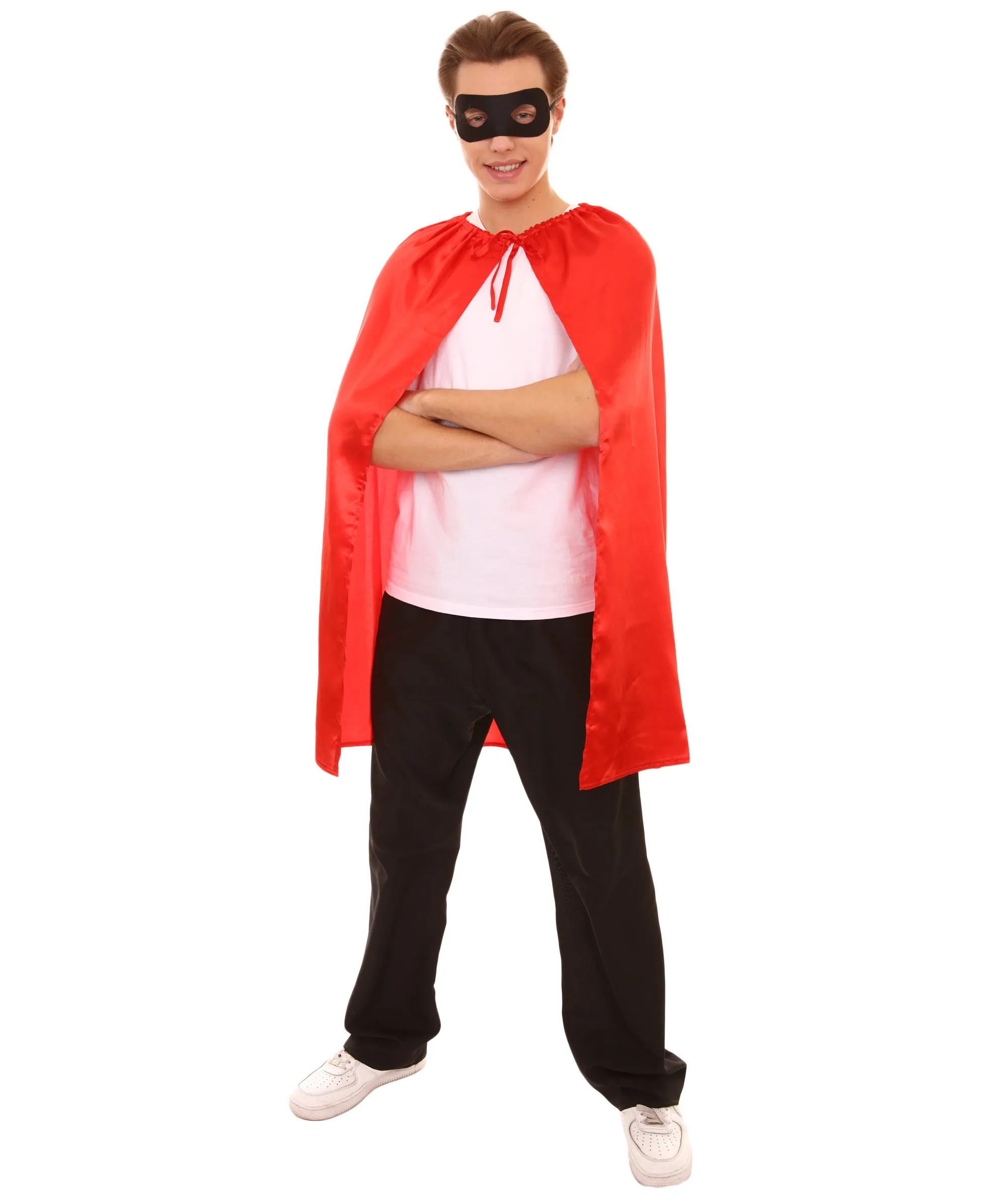 Adult Women's Superhero Cape with Mask Set Cartoon Costume |  Multiple Color Options Halloween Costume