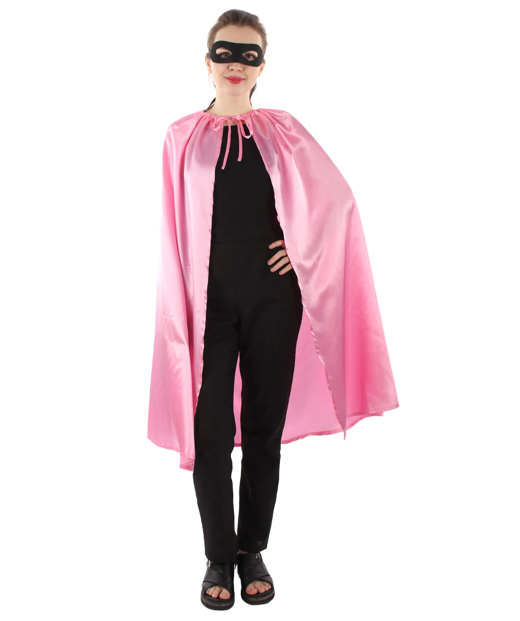 Adult Women's Superhero Cape with Mask Set Cartoon Costume |  Multiple Color Options Halloween Costume