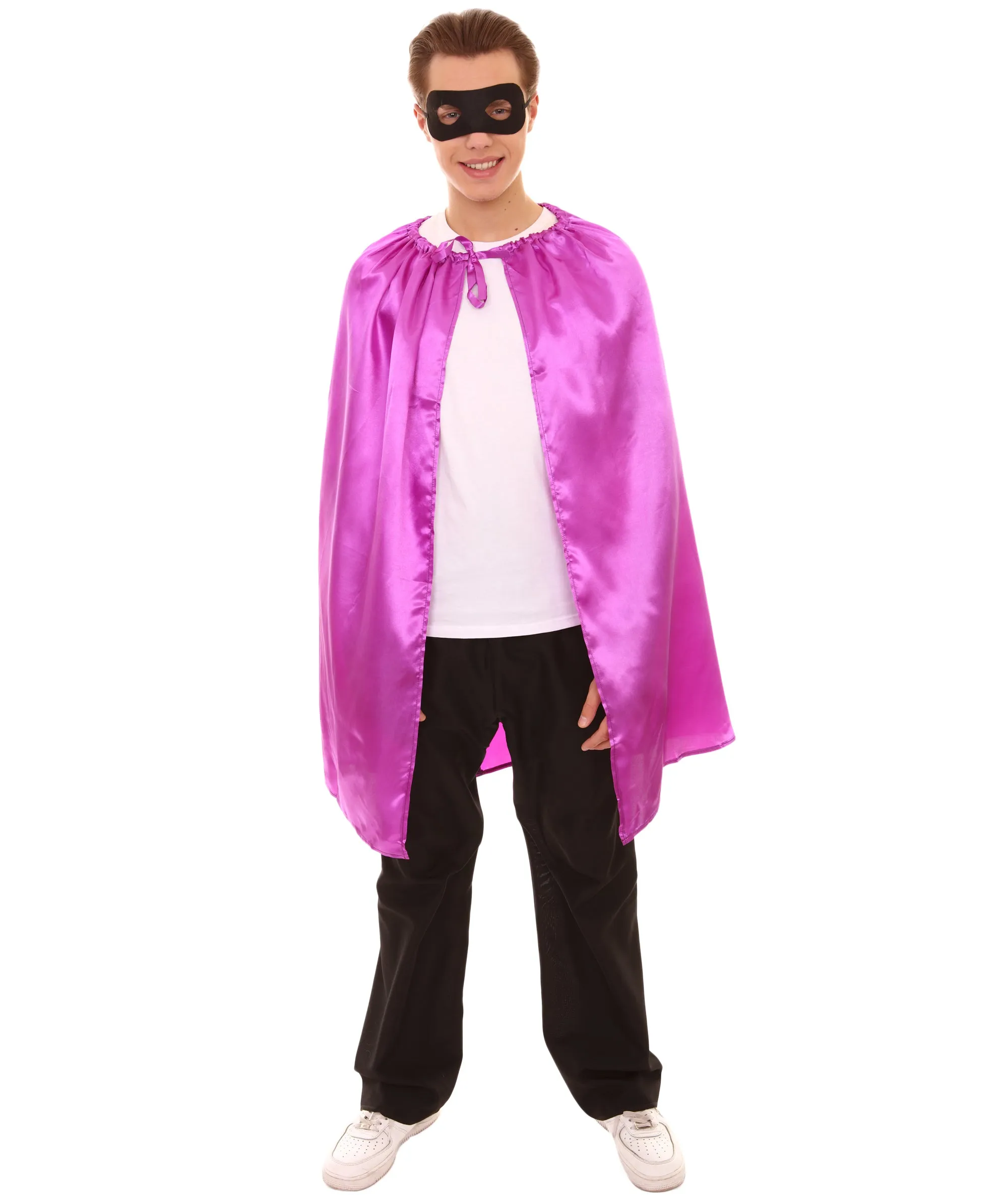 Adult Women's Superhero Cape with Mask Set Cartoon Costume |  Multiple Color Options Halloween Costume