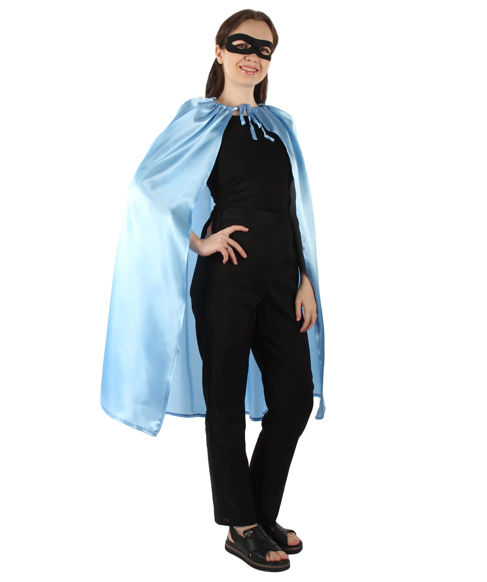 Adult Women's Superhero Cape with Mask Set Cartoon Costume |  Multiple Color Options Halloween Costume