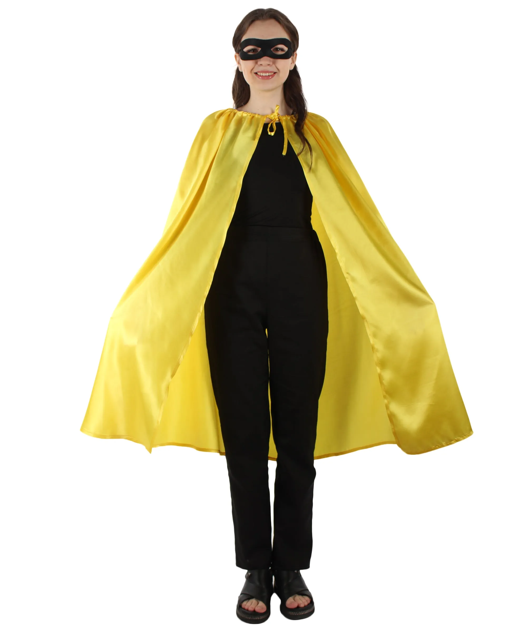 Adult Women's Superhero Cape with Mask Set Cartoon Costume |  Multiple Color Options Halloween Costume