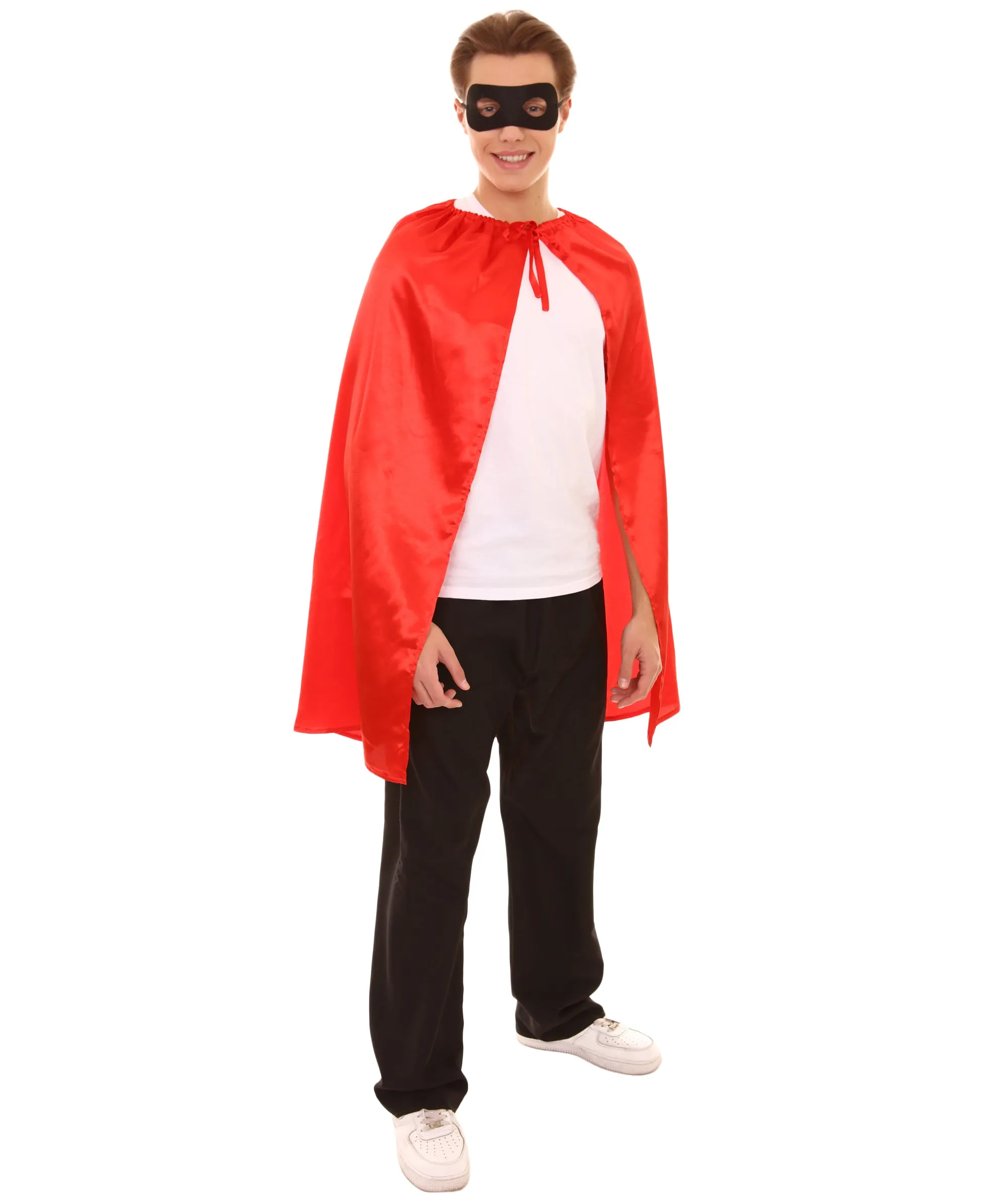 Adult Women's Superhero Cape with Mask Set Cartoon Costume |  Multiple Color Options Halloween Costume