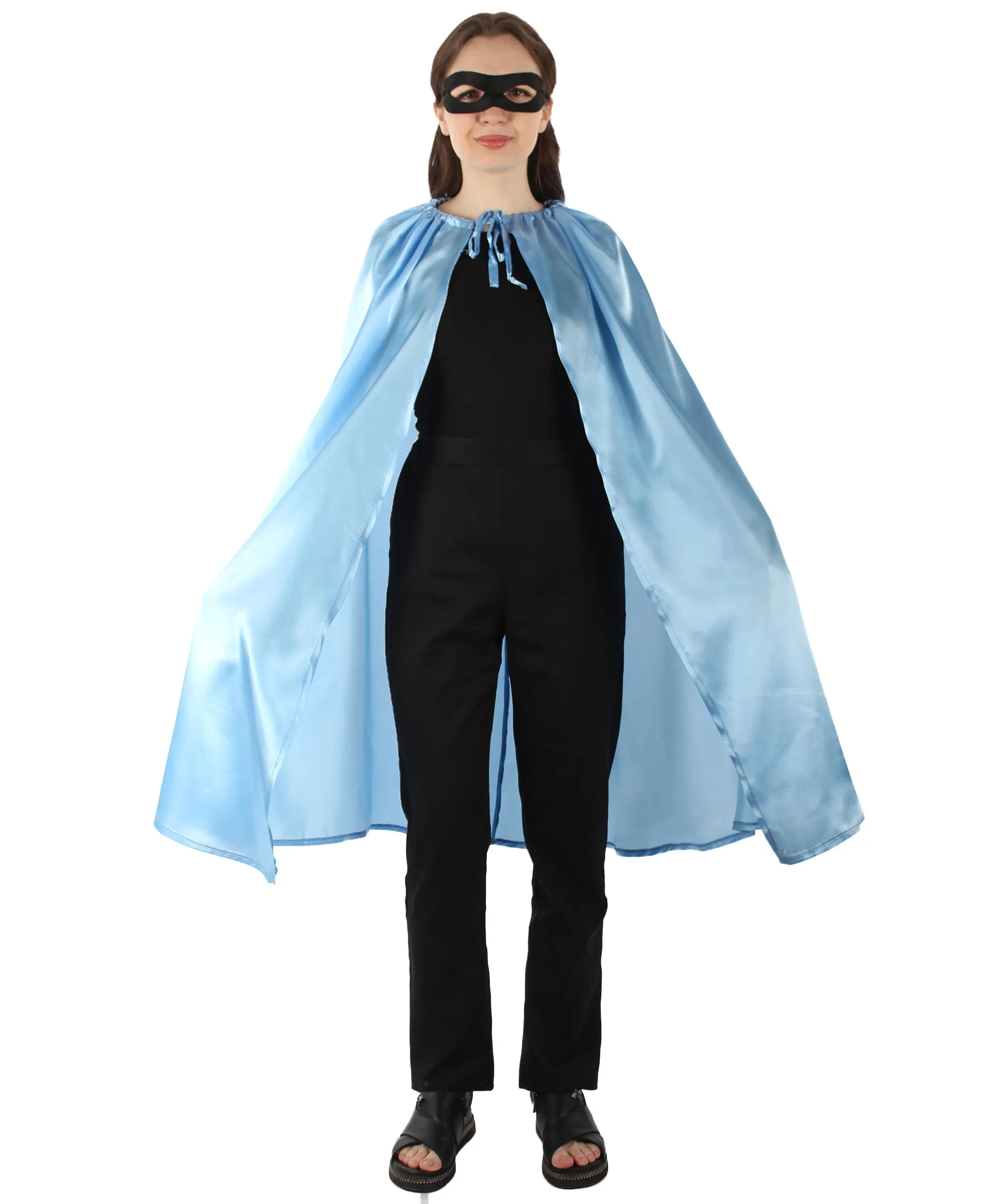 Adult Women's Superhero Cape with Mask Set Cartoon Costume |  Multiple Color Options Halloween Costume