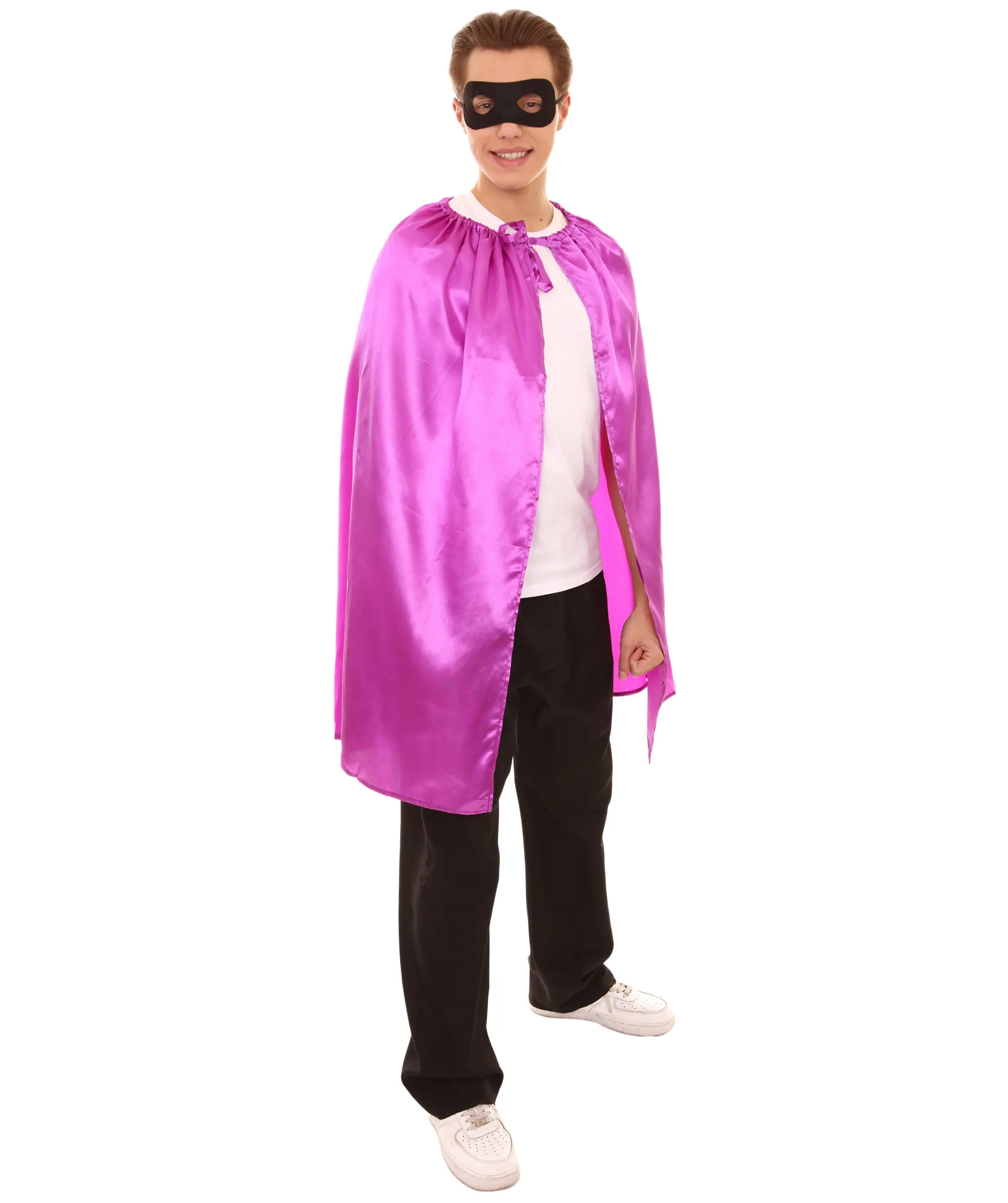 Adult Women's Superhero Cape with Mask Set Cartoon Costume |  Multiple Color Options Halloween Costume