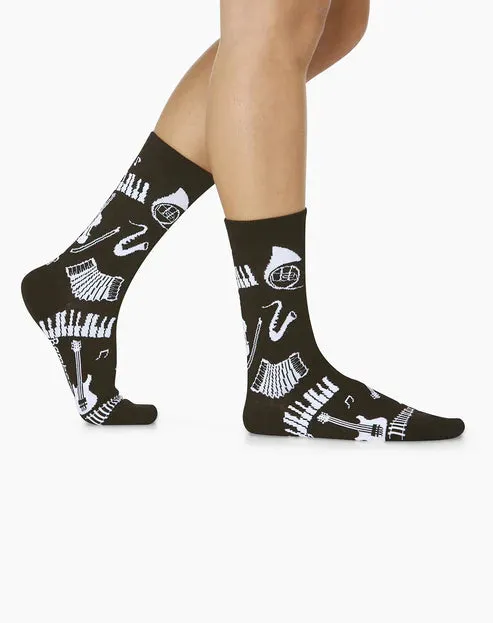 All That Jazz Women's Bamboo Crew Socks