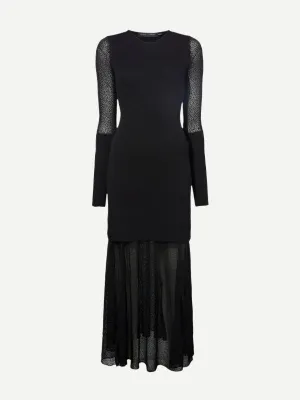 Anita Knit Dress in Black