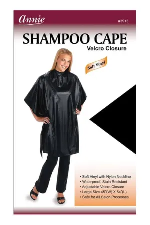 Annie Velcro Closure Soft Vinyl Shampoo Cape #3913