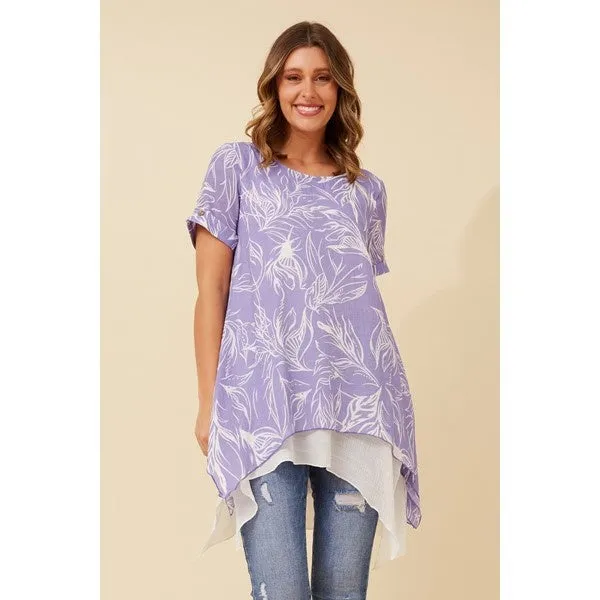 ARIANA DOUBLE LAYER TUNIC TOP