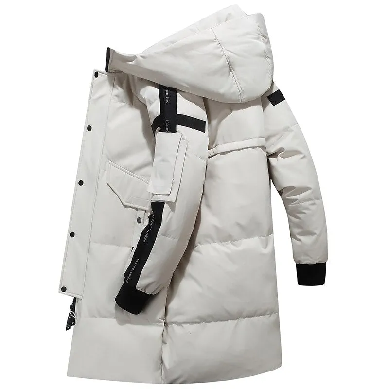 Ashore Shop Winter 80% Down Mens Thick and Long Down Parka