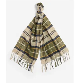 Barbour Yaxley Tartan Scarf Forest Mist Tartan One Size