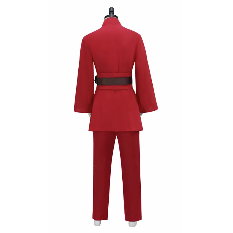 Becostume Star Wars Anakin Skywalker Cosplay Costume Anakin Red Tunic Suit Halloween Outfit