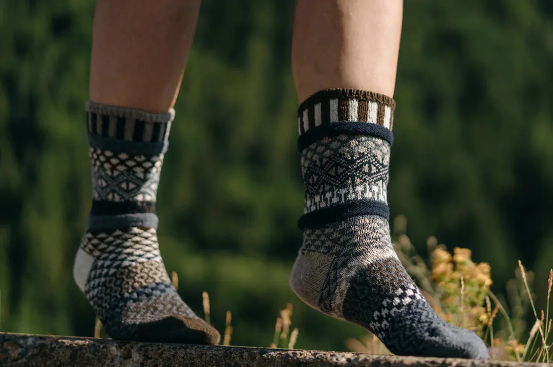 Birch Recycled Wool Mix Crew Socks