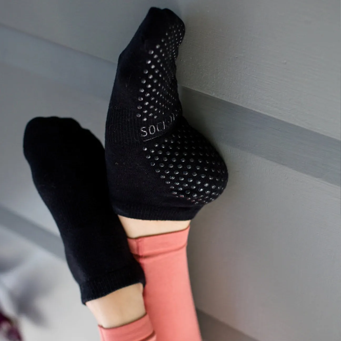 Black Non-Slip Ankle Sock