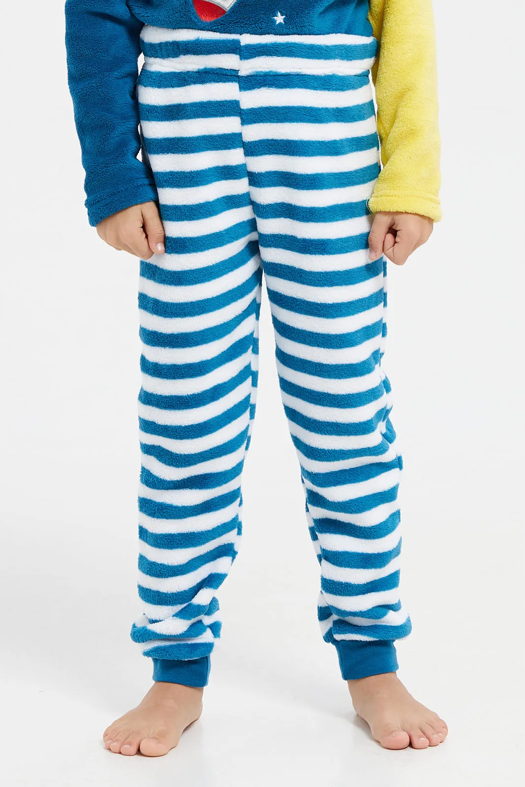 Boys Blue Rocket Print Pyjama Set (2 Piece)