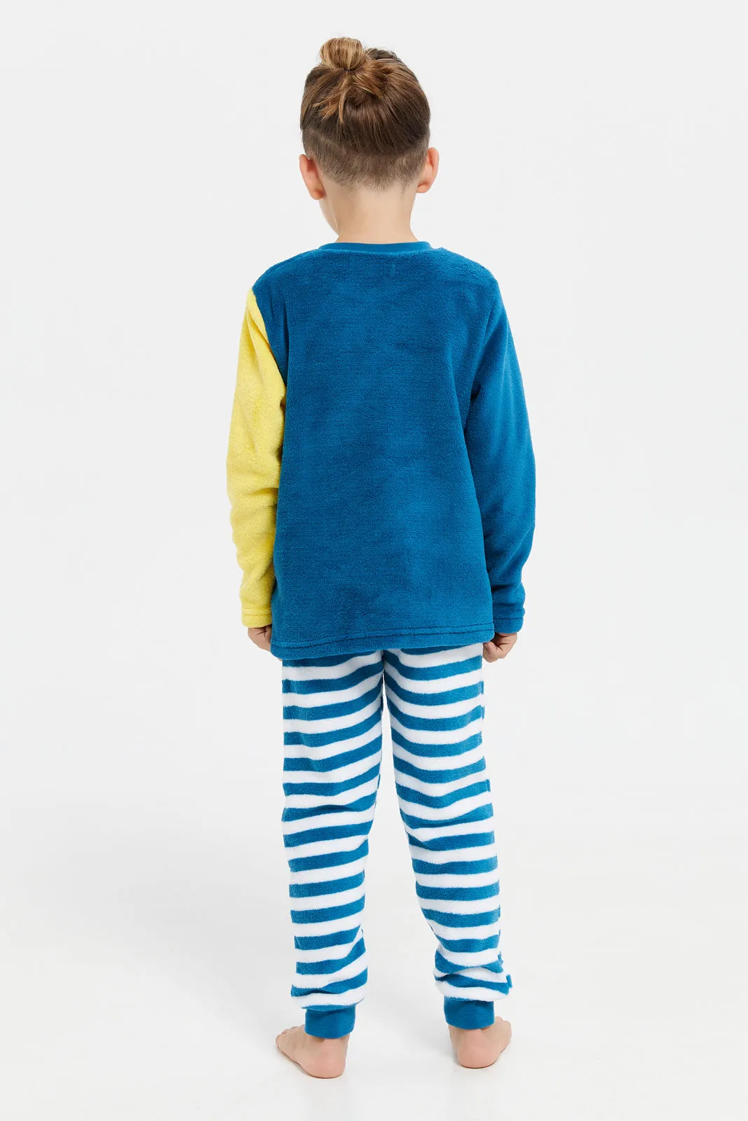 Boys Blue Rocket Print Pyjama Set (2 Piece)