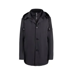 Boys Down Raincoat - Black