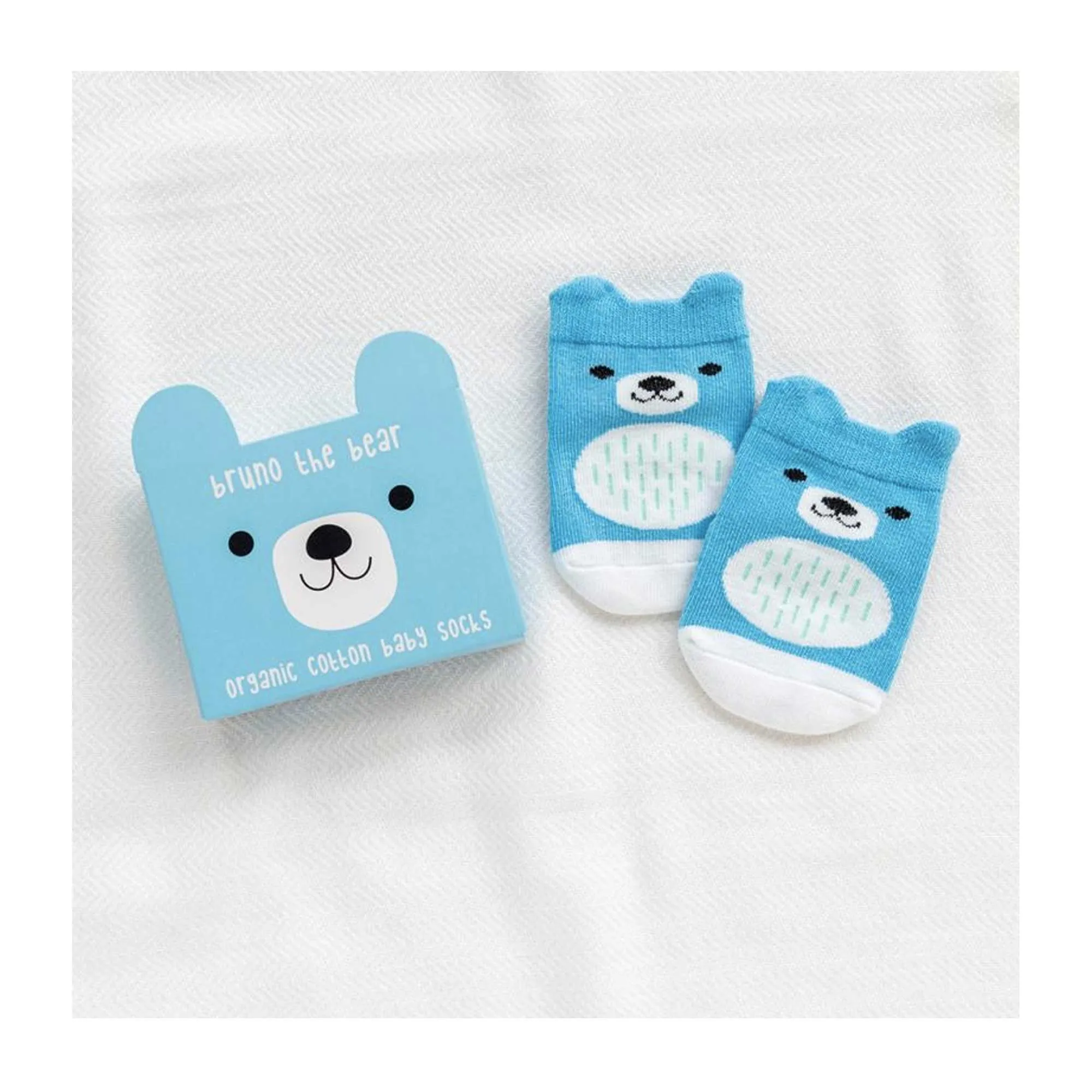 Bruno the Bear Baby Socks