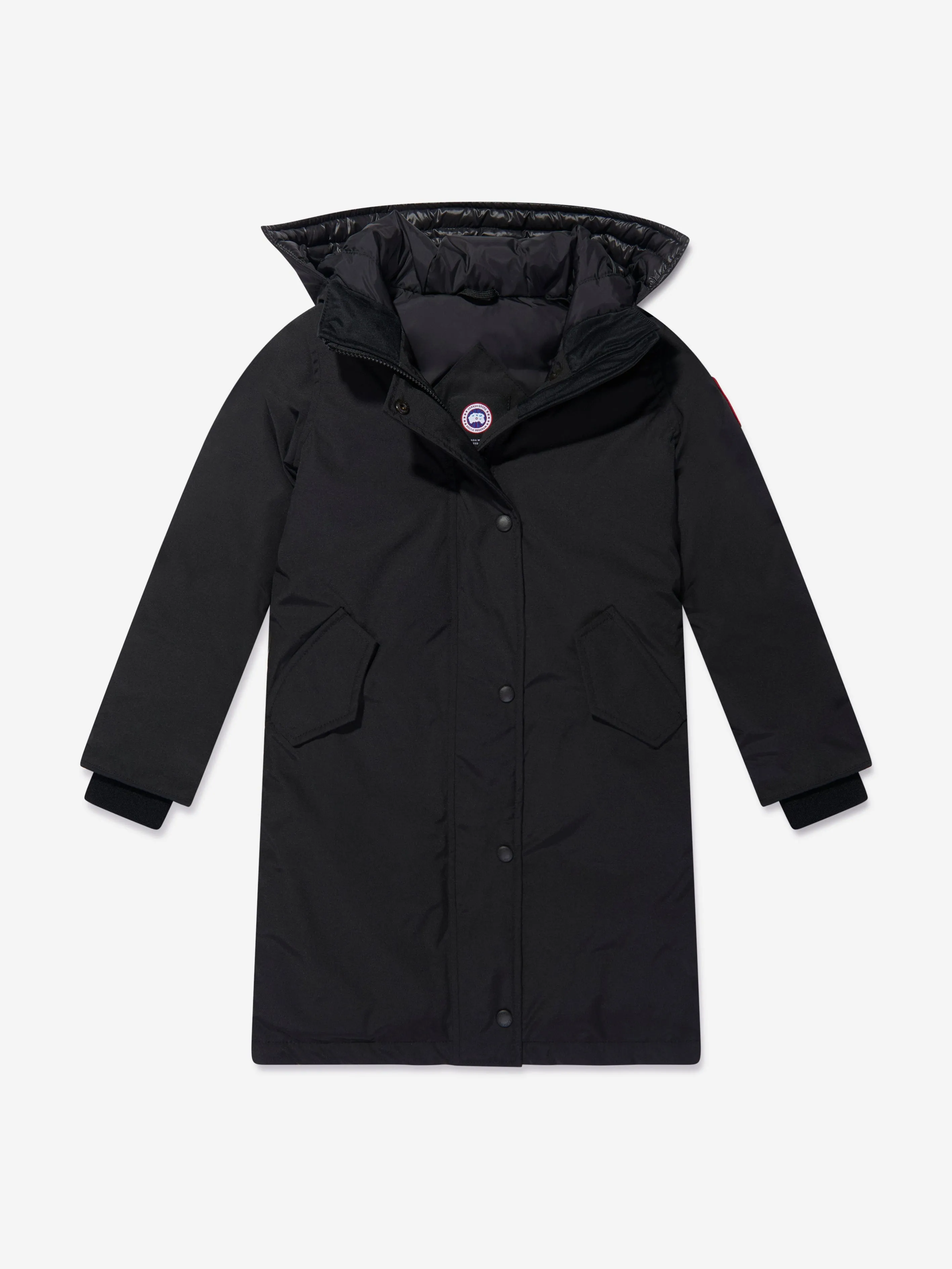 Canada Goose Girls Brittania Parka in Black