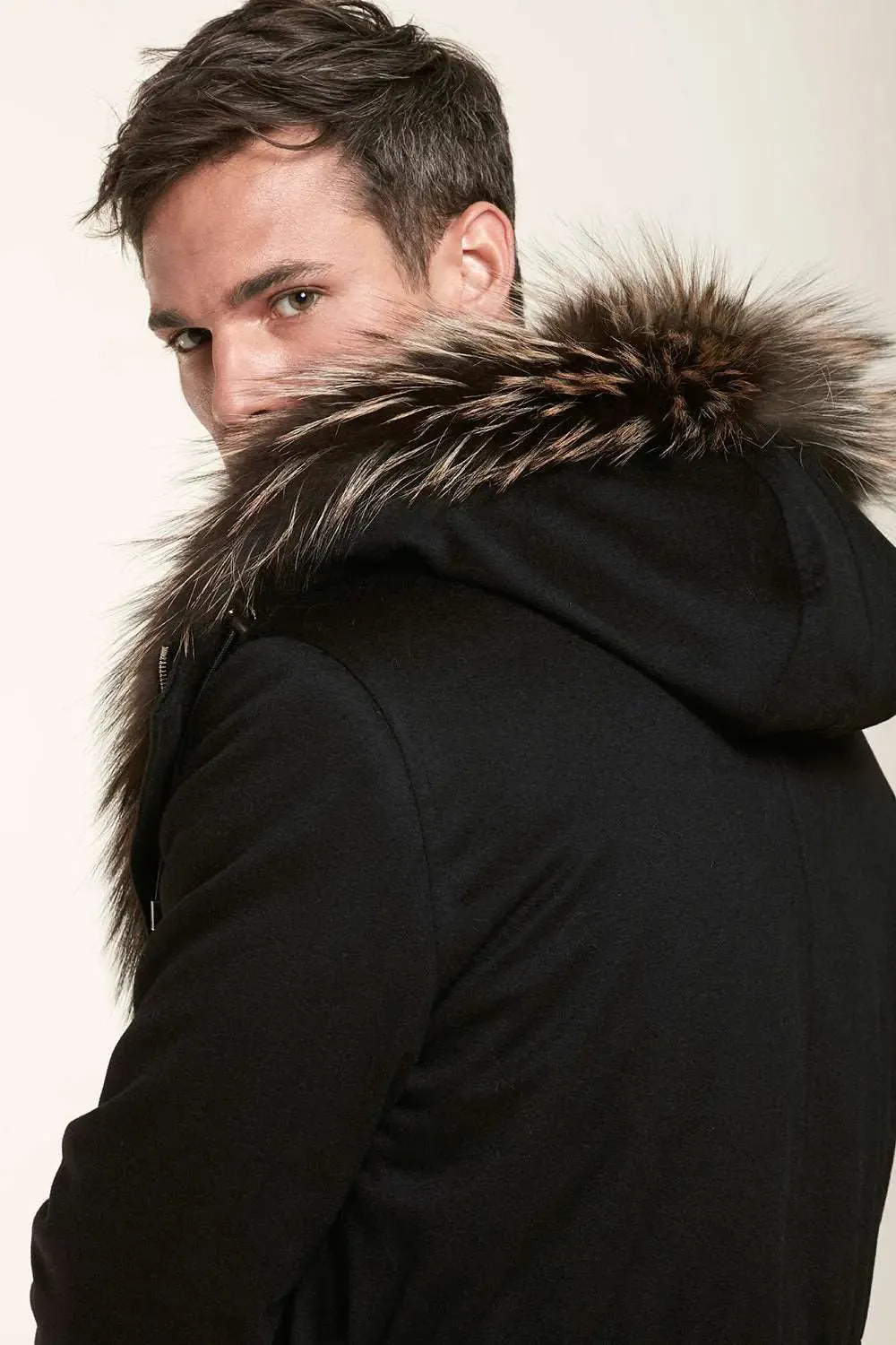 Cashmere parka