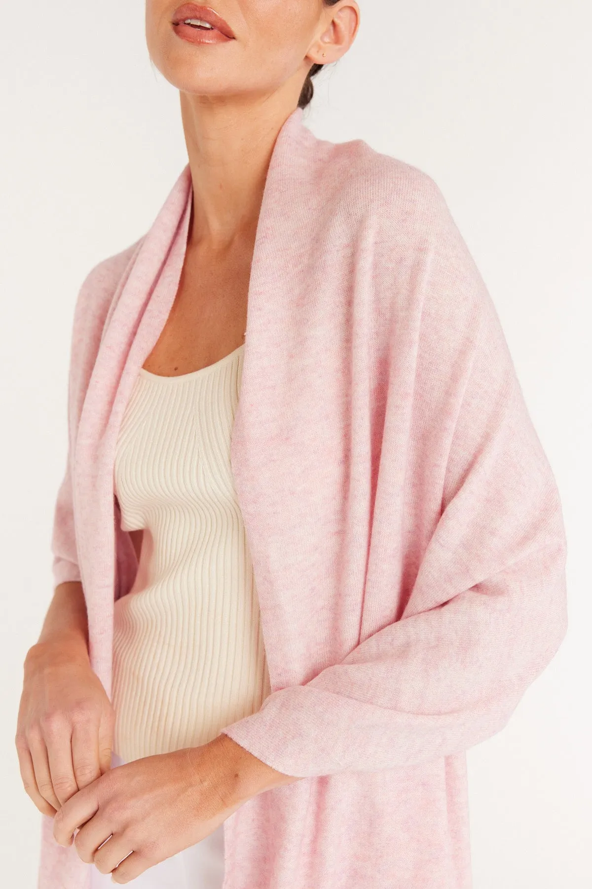 Cashwool Travel Wrap - Pink