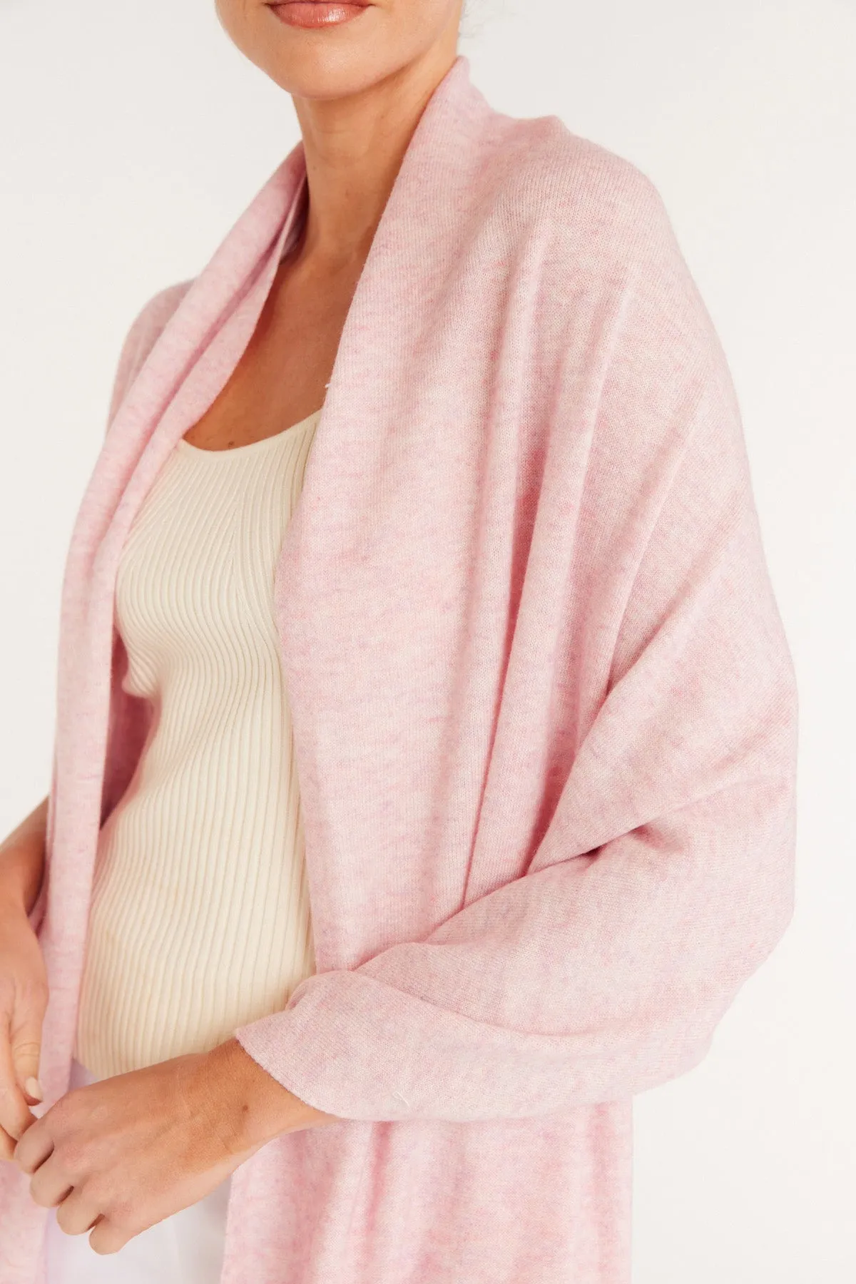 Cashwool Travel Wrap - Pink