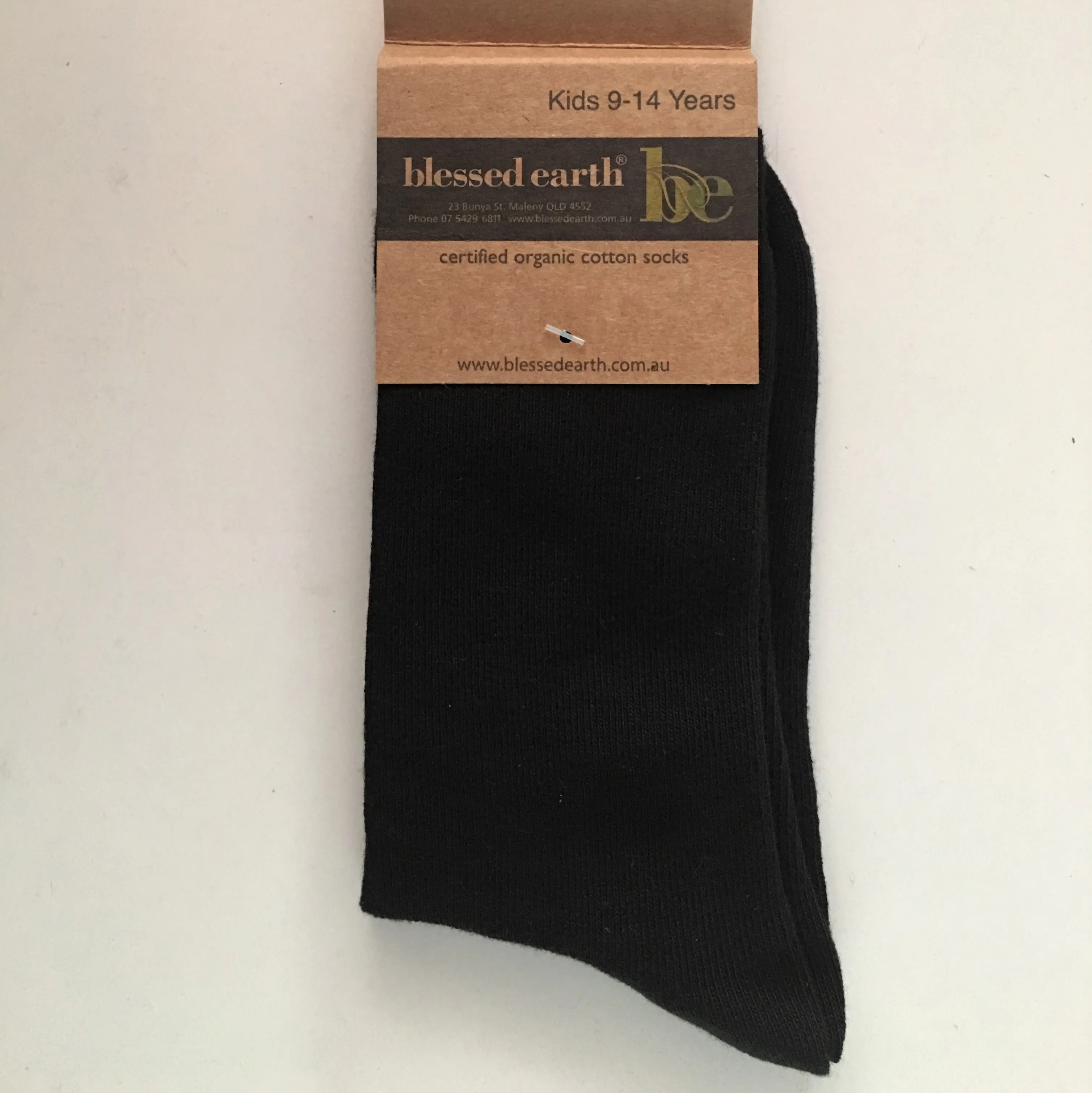 Childrens Organic Cotton Socks - Black