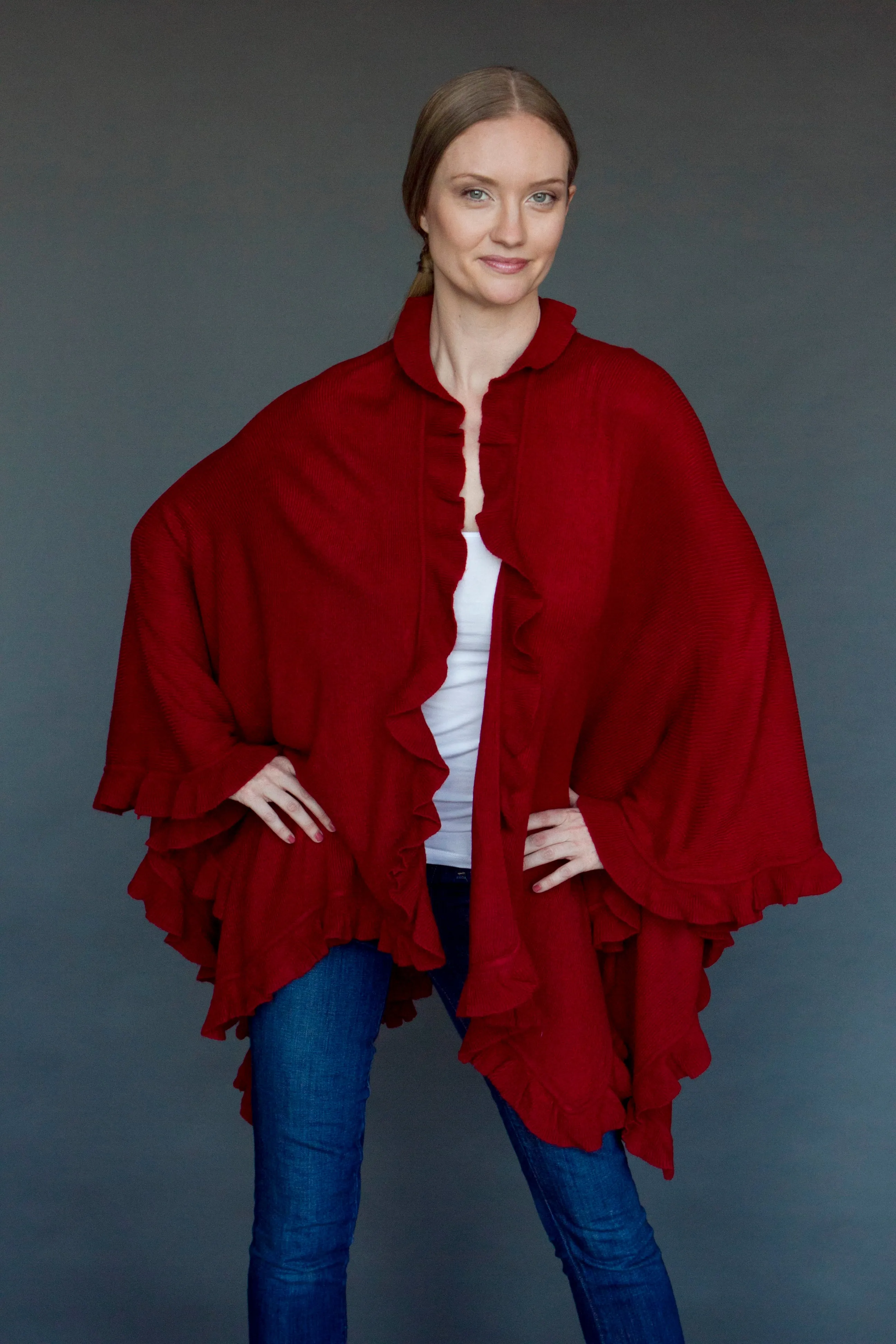 City Ruffle Shawls