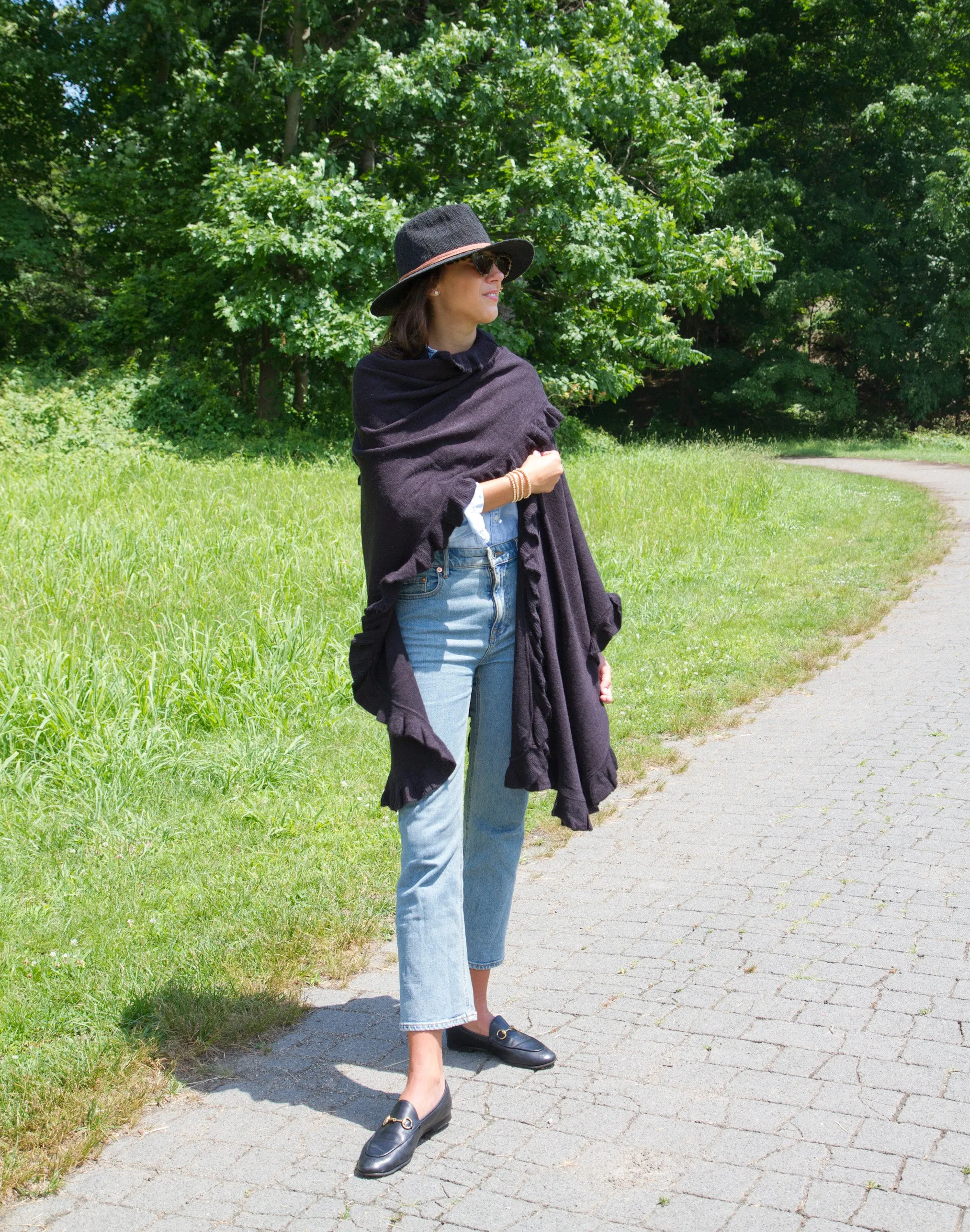 City Ruffle Shawls