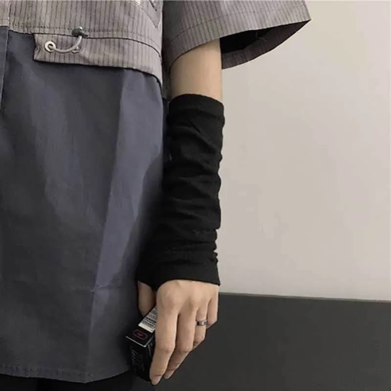 Cool and Hip Long Fingerless Arm Sleeve Outdoor Gloves