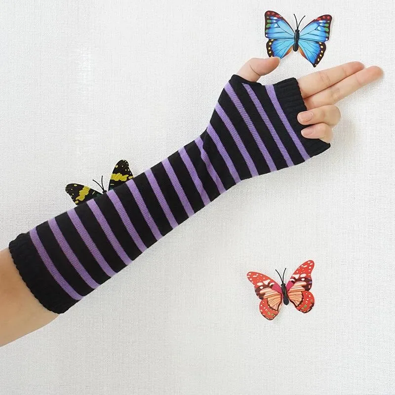 Cool and Hip Long Fingerless Arm Sleeve Outdoor Gloves