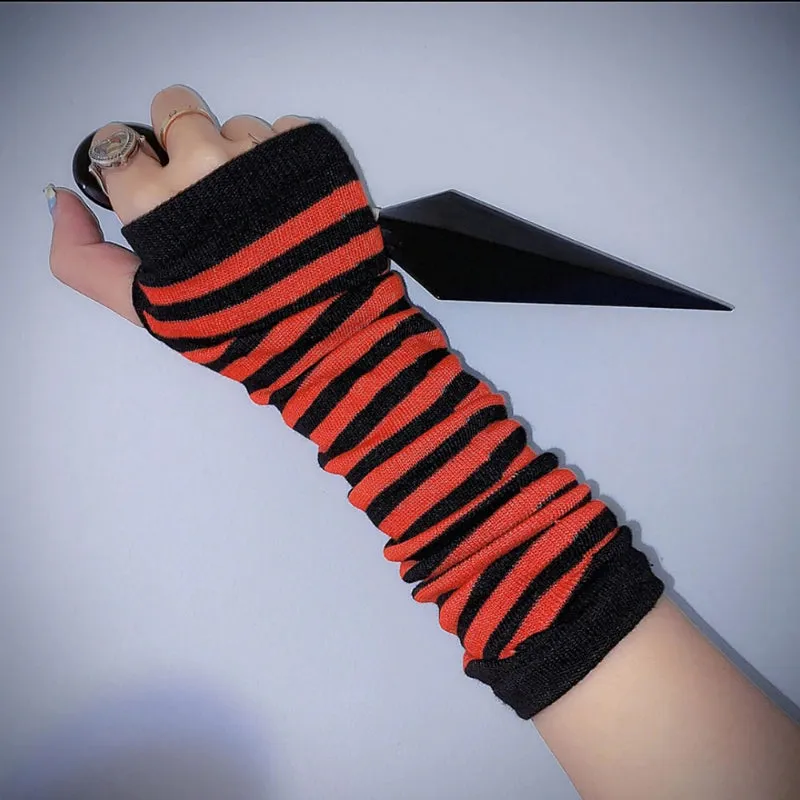 Cool and Hip Long Fingerless Arm Sleeve Outdoor Gloves