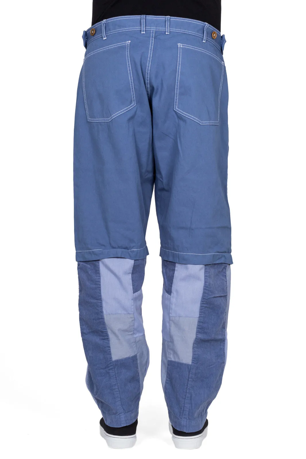 Cotton Drill Patchwork Trousers