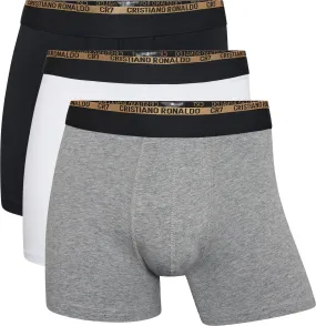 CR7 Men's 3-Pack Cotton Blend Trunks