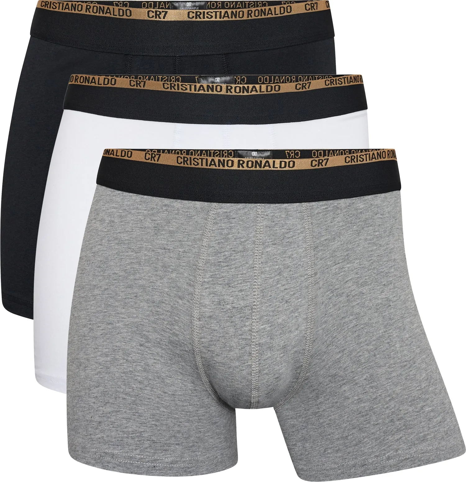 CR7 Men's 3-Pack Cotton Blend Trunks