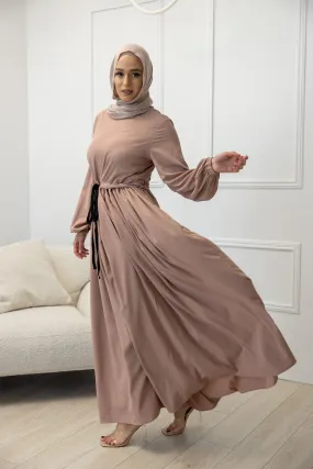 Dalal Drawstring Pleat Abaya