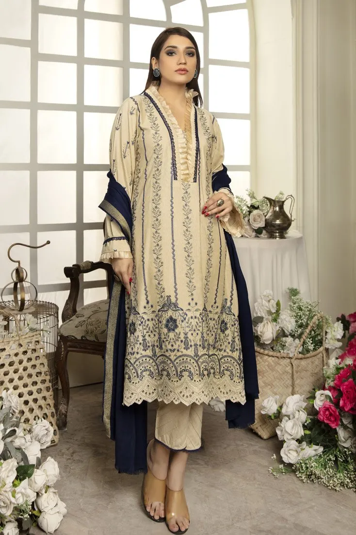 Dastan by Marjjan Unstitched 3 Piece Winter Collection'2021-MDS-09-B