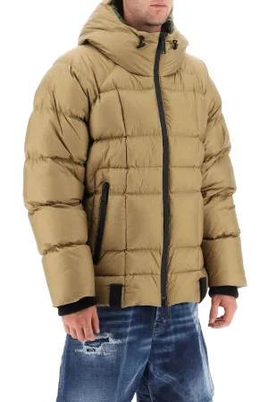 Dsquared2 Logo Print Hooded Down Jacket (Size - 46)