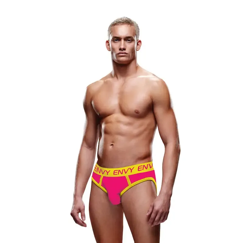 Envy Solid Jock Pink/yellow