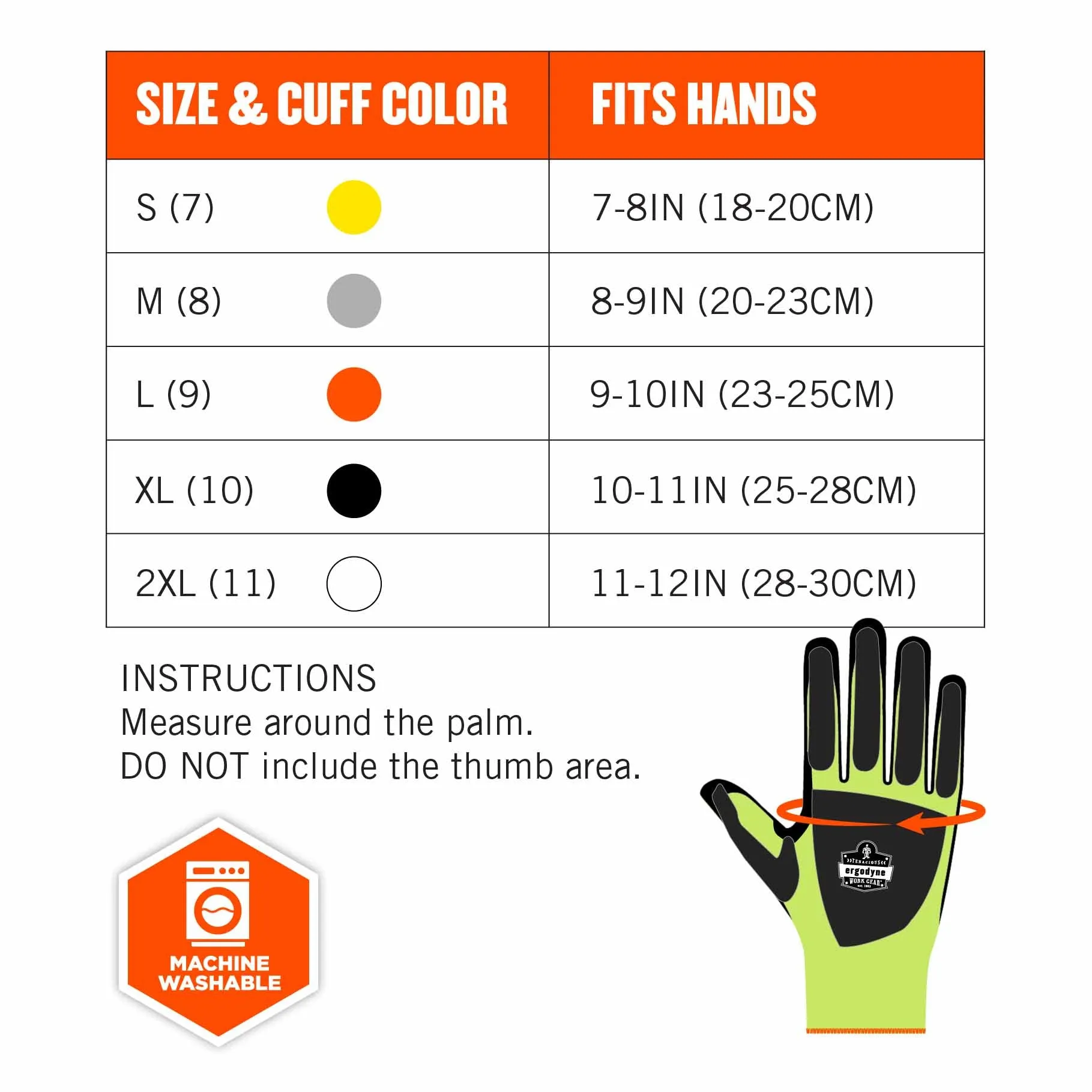 Ergodyne 17835 7141-CASE XL Lime ANSI A4 DIR Nitrile-Coated CR Gloves 72-Pair